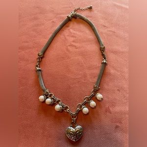 Brighton Silver and Pearl Necklace